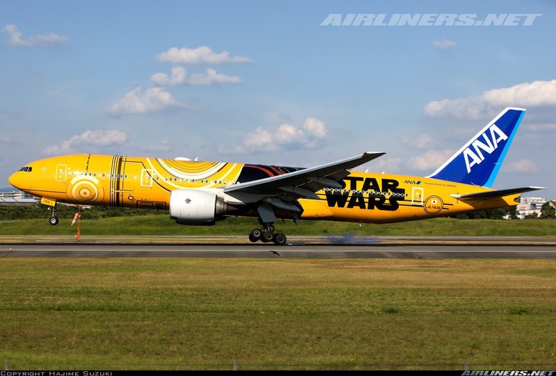 飛行夢想家**全金屬1：200 全日空ANA Boeing 777-200ER JA743A 星際