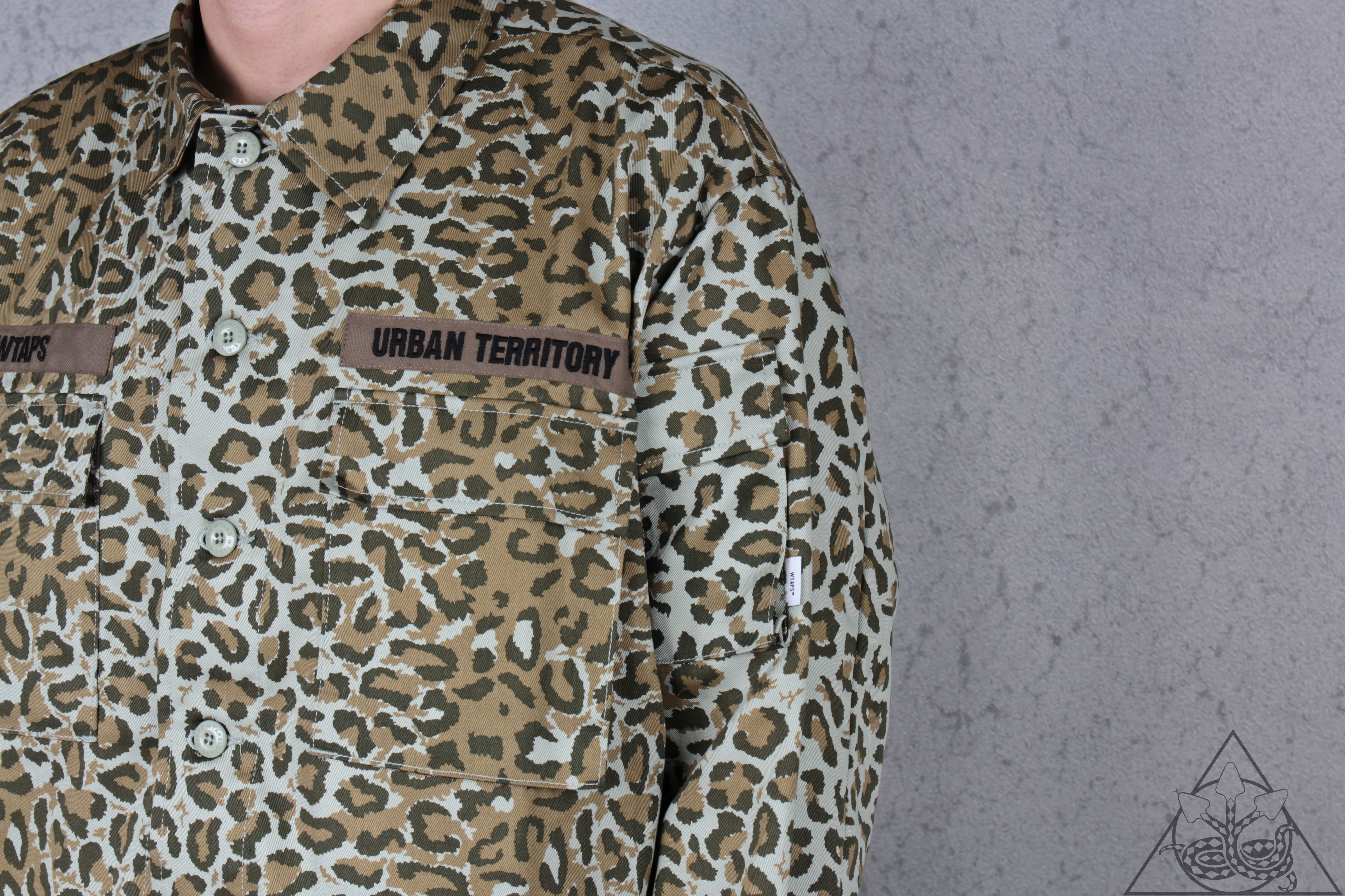トップス wtaps jungle 01 ls leopard M WTAPS JUNGLE 01 21SS（WTAPS JUNGLE 01 LEOPARD SHIRT LS 豹纹