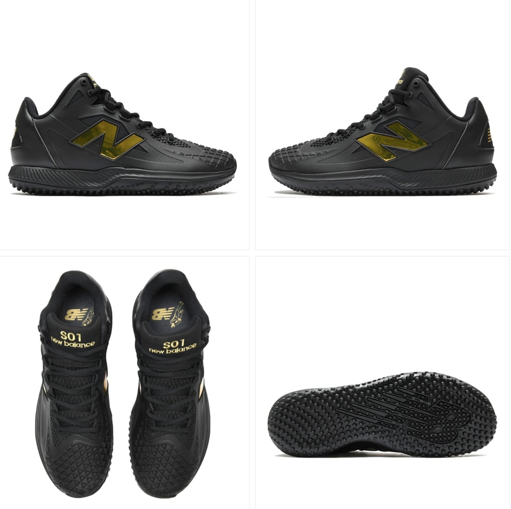 New Balance 大谷翔平FuelCell Ohtani 1 Turf/Trainer 白金黑金運動鞋