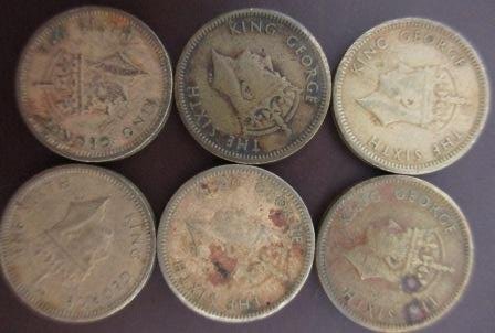 香港1949年骨董硬貨(THE SIXTH KING GEORGE) 【公式通販】