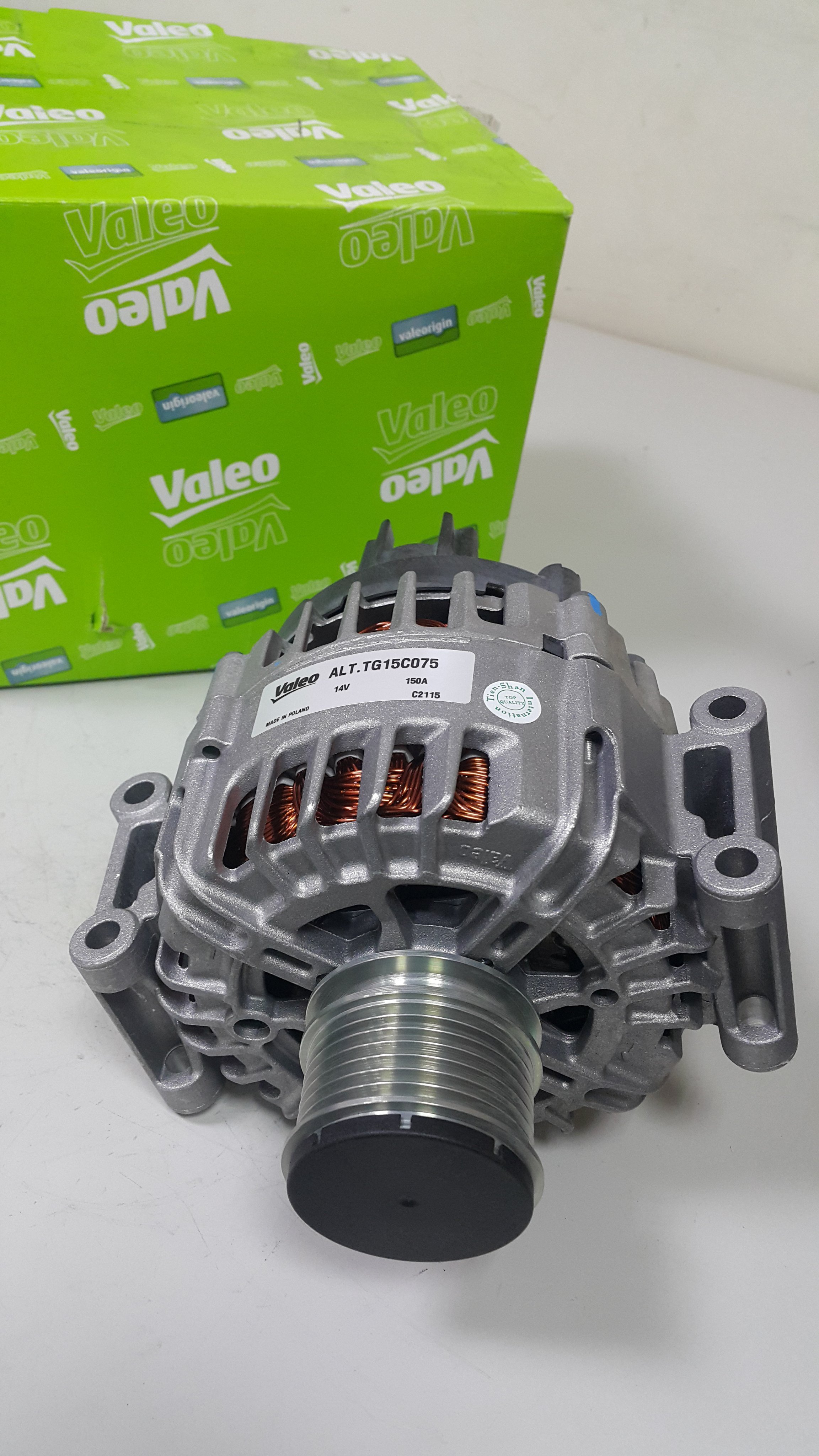 W204 S204 M271 ML 2007- 150A 發電機 7溝單導向皮帶 (VALEO製全新品) 2711541502