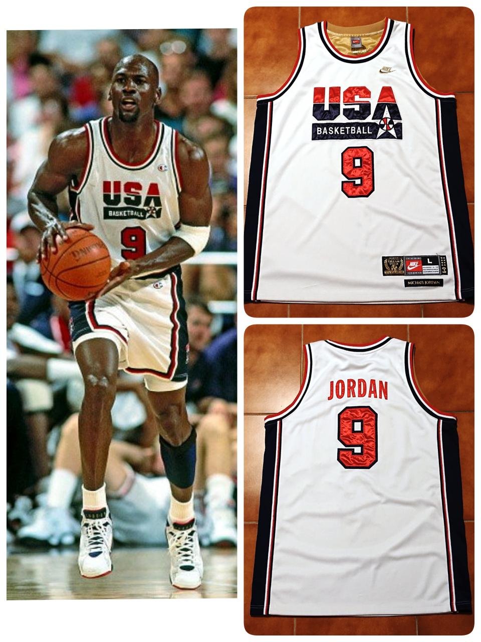 Michael Jordan Nike 美國夢幻隊球衣類AU 奧運Dream Team | Yahoo拍賣
