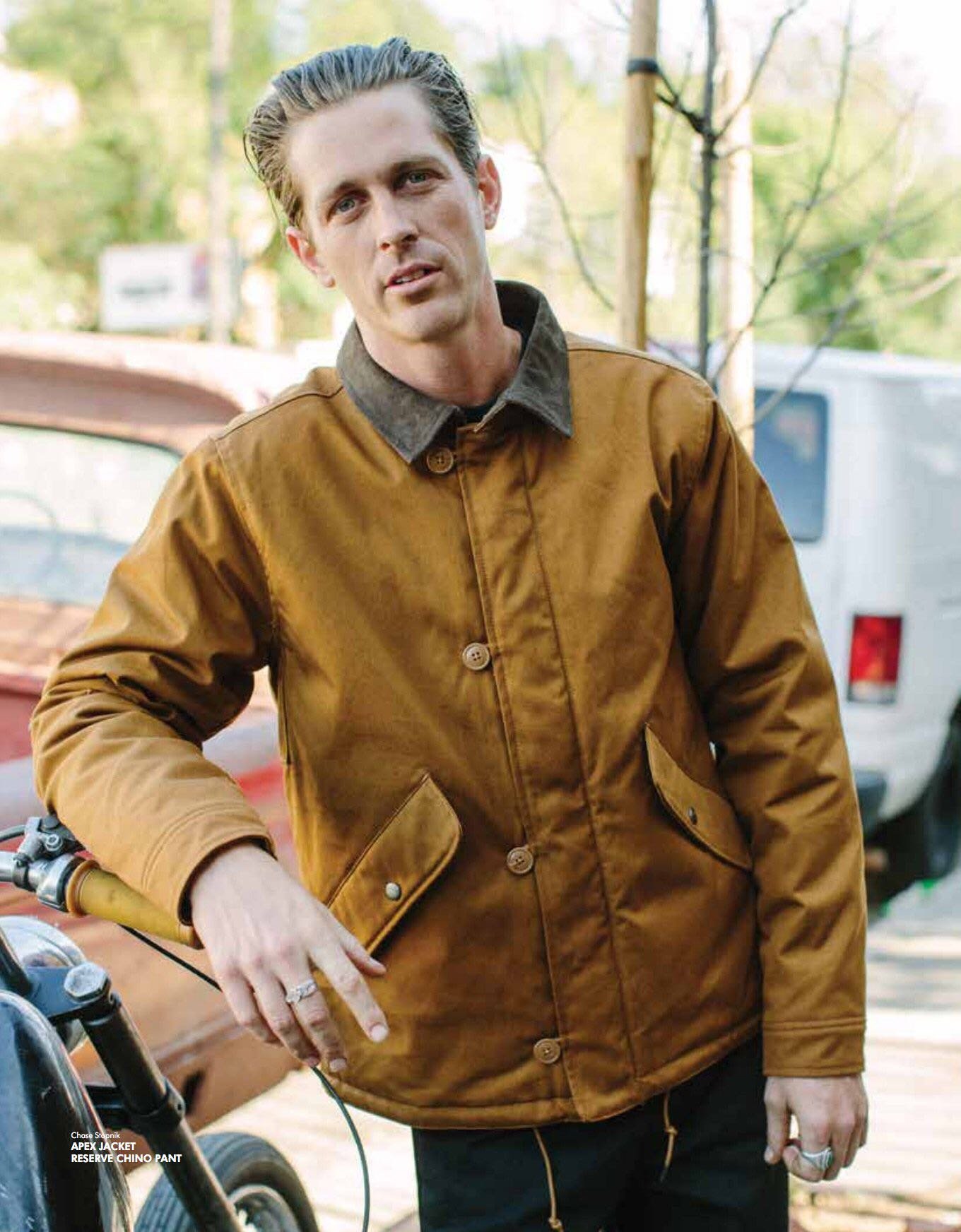 COOPER ブラウン ミリタリージャケット Brixton Apex Jacket Copper M 全新現貨XL Brixton apex jacket 鋪棉