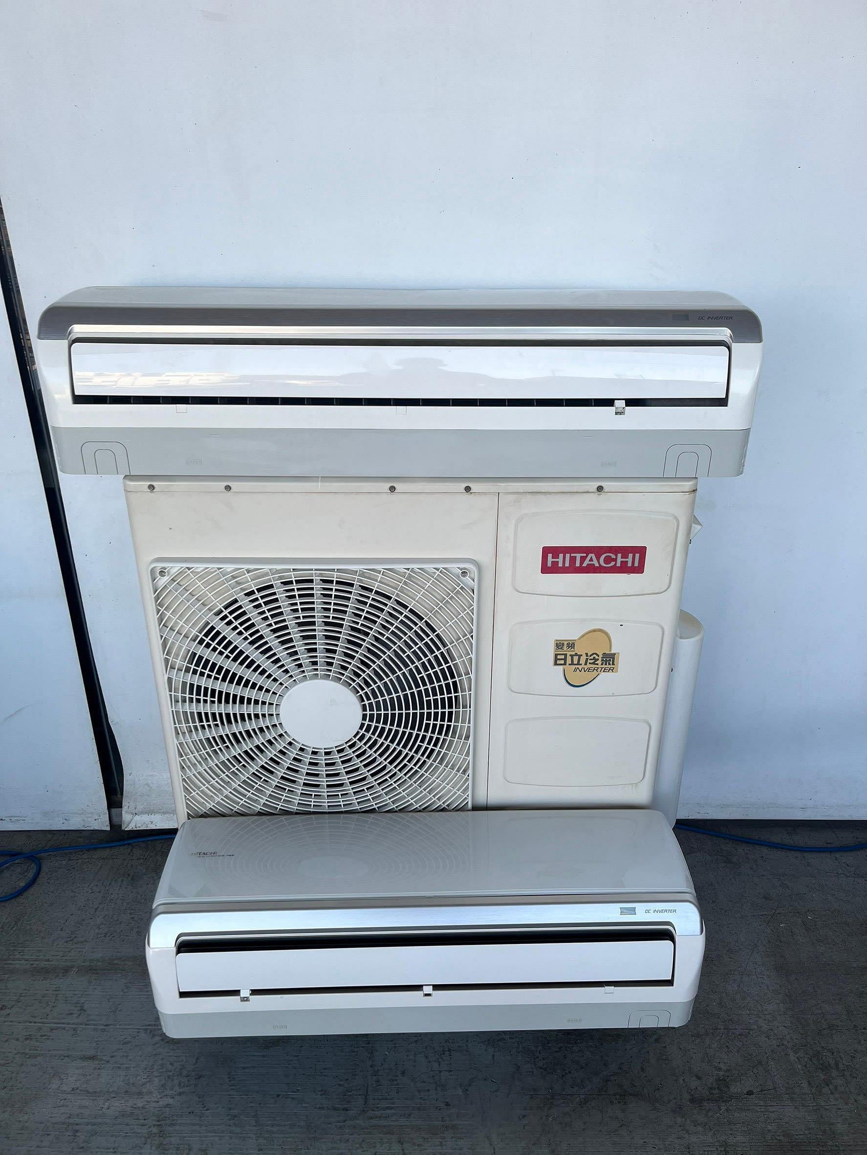 宏品二手推薦家具~AC4120417*日立1對2變頻分離式冷氣有遙控*變頻冷氣 分離洗衣機 電視 冰箱 熱水器 電風扇 音響 微波爐 電器