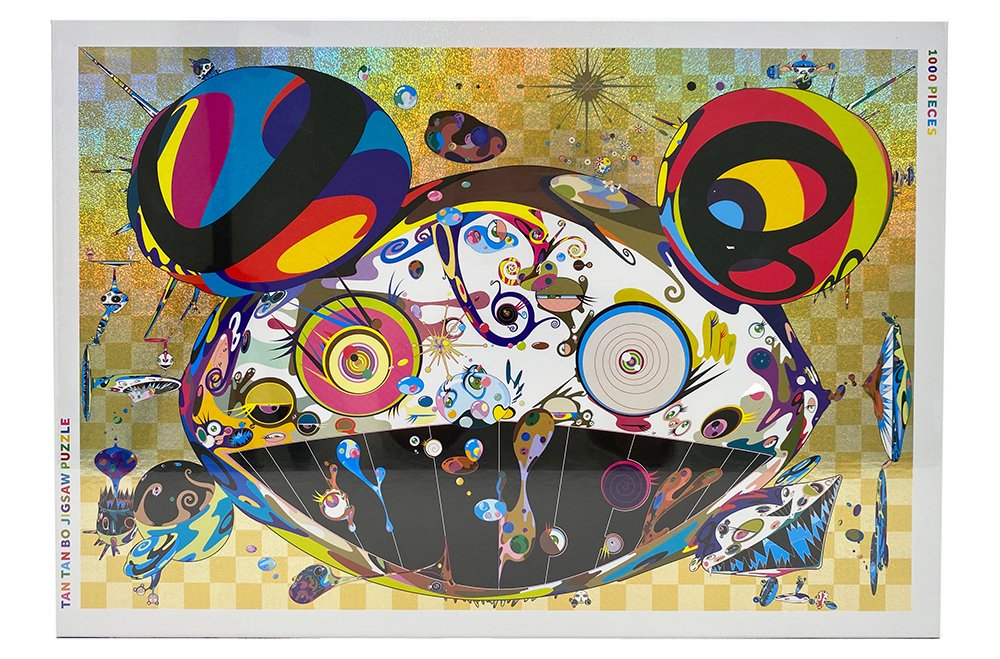 Takashi Murakami 村上隆限量1000片特殊亮面拼圖TAN TAN BO