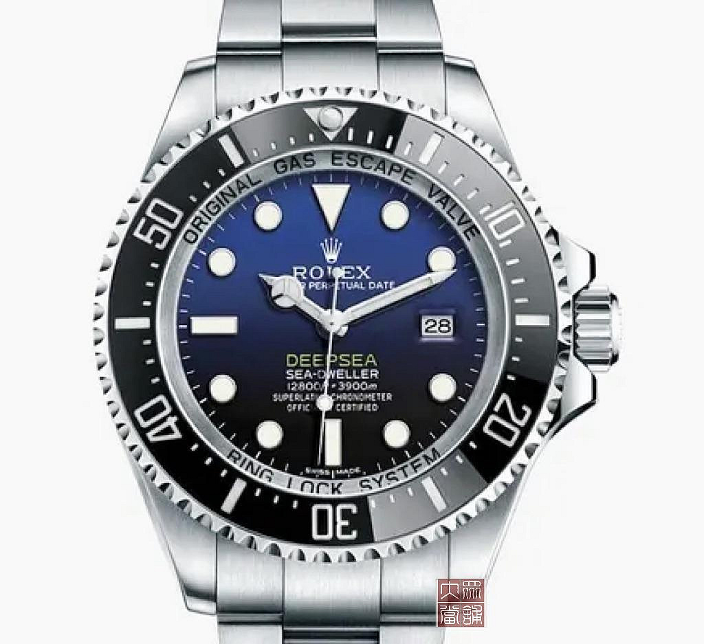 【大眾名錶】ROLEX 勞力士 116660 Deepsea 2015/02 深海王者 大錶徑 漸層藍水鬼王 大眾當舖B537