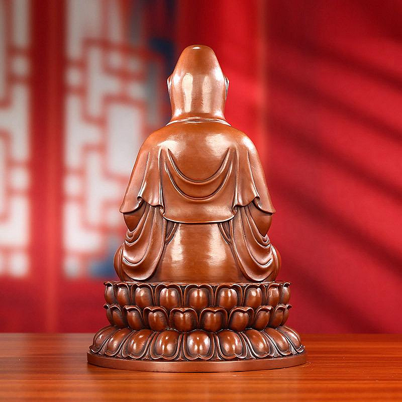 供奉招財紫銅坐蓮觀音佛像觀世音觀音菩薩銅佛像工藝品| Yahoo拍賣