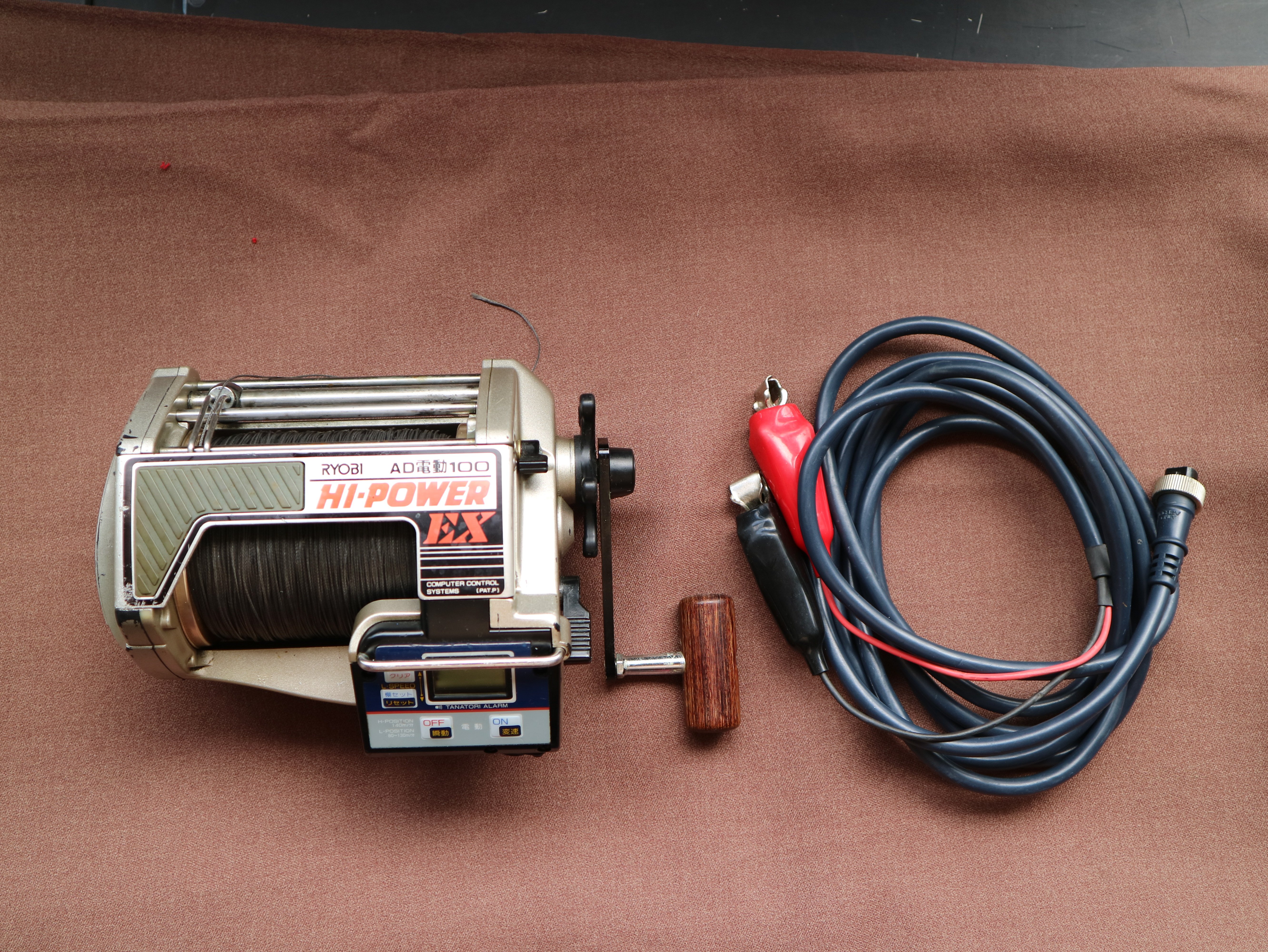a*i様 RYOBI AD電動100 HI-POWER Ryobi AD 100 High Power 12v Big Game Electric Reel