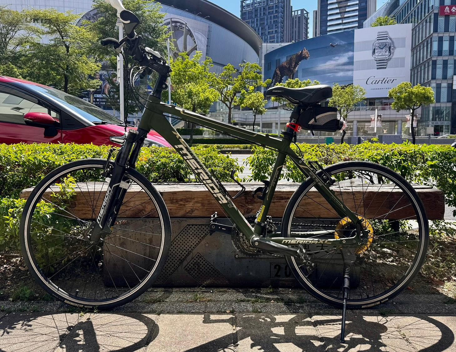 【高雄青蘋果3C】美利達 MATTS TFS 700-V 橄欖綠 車架: 46CM 二手腳踏車#106892
