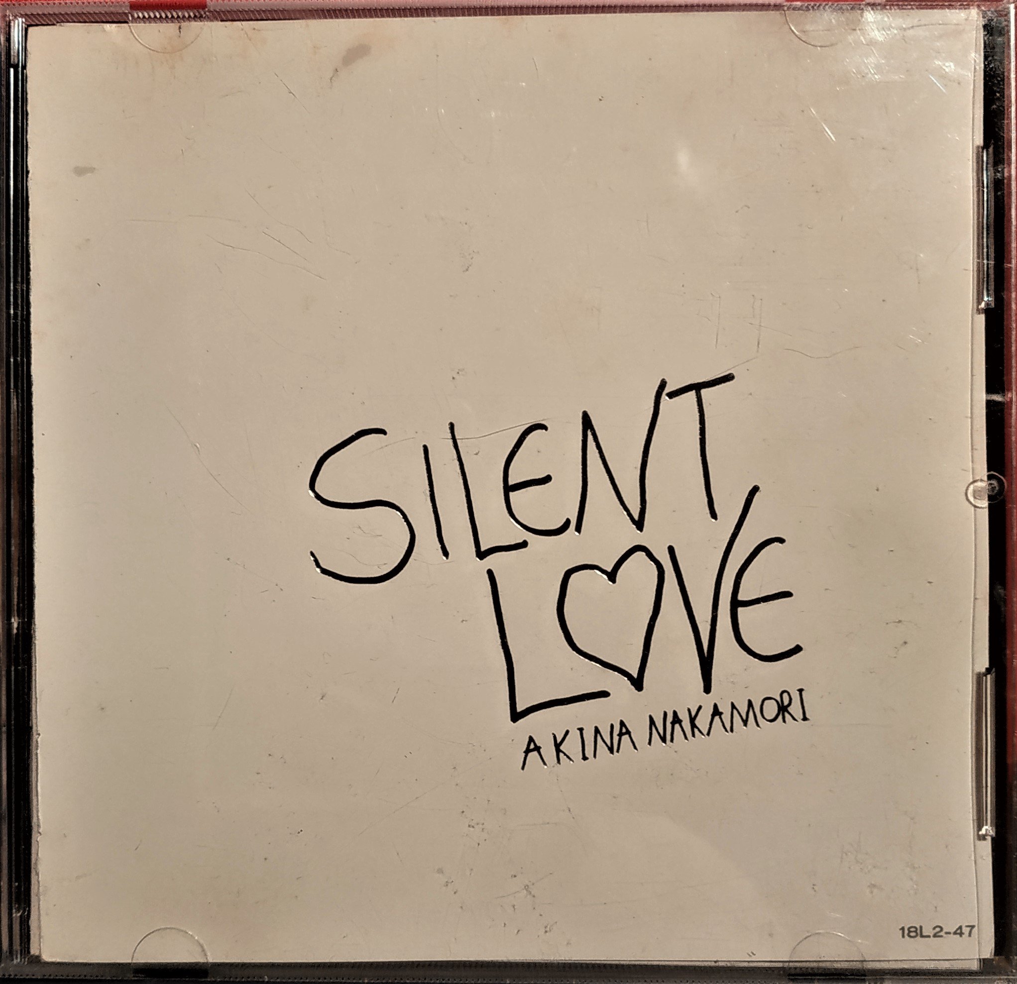 中森明菜--- Silent Love - 二手日版絕版CD, 歌詞封面有割損(如照片