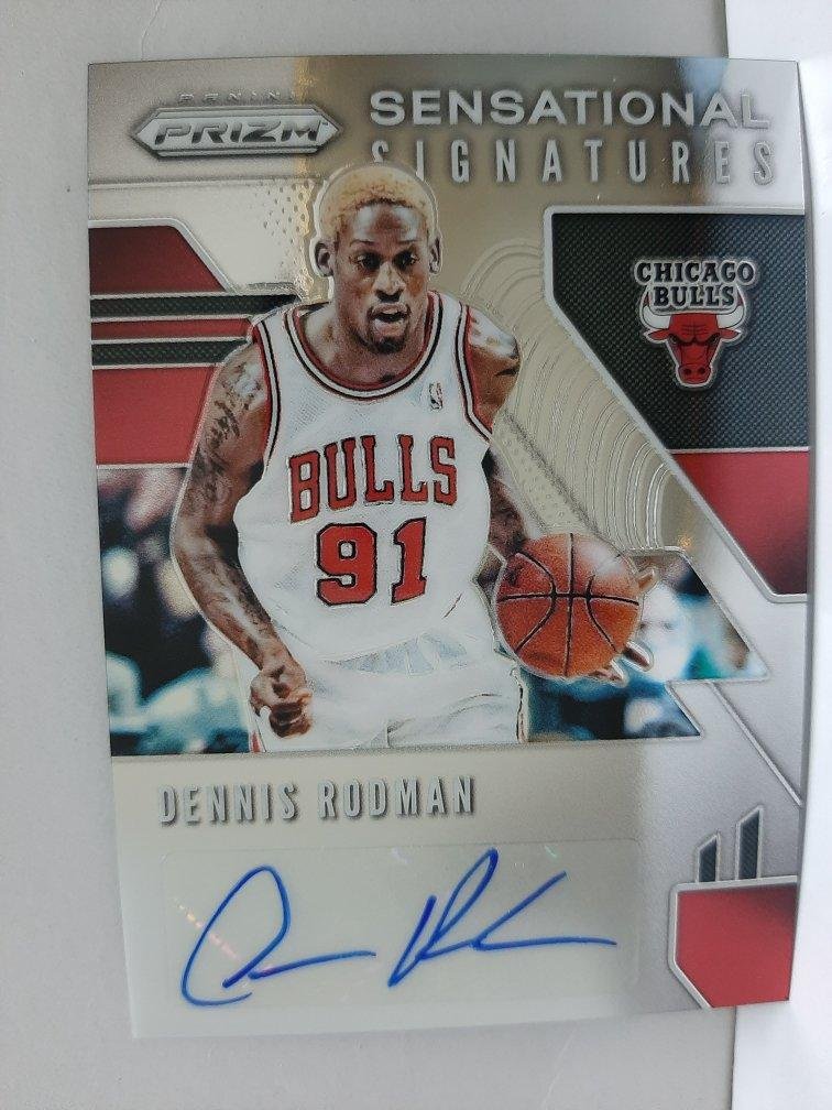 2021-22 Panini Prizm Basketball Dennis Rodman Signatures Auto