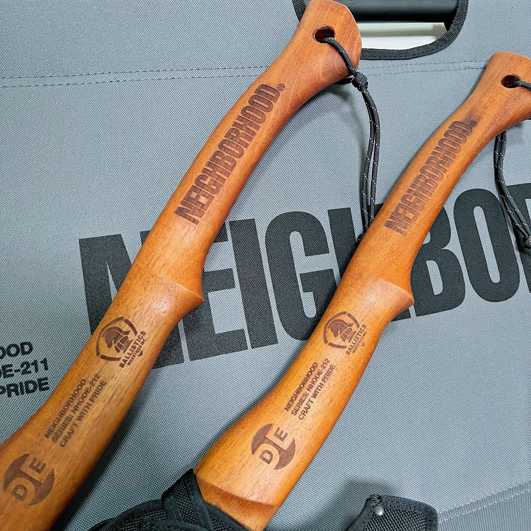 希望商店】NEIGHBORHOOD NH . ODE / IW-AXE 21AW 木頭工具露營
