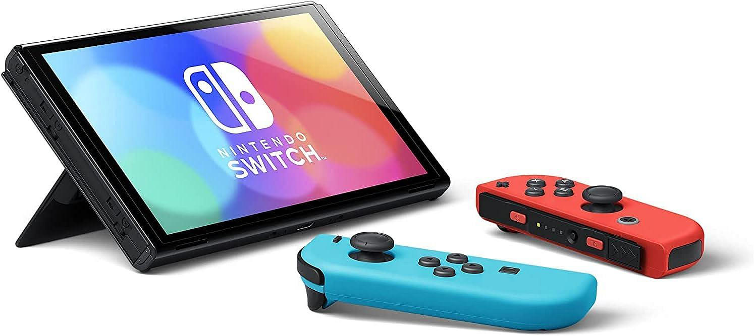 全新品任天堂Nintendo Switch 有機EL 7吋OLED螢幕藍紅機未拆封日