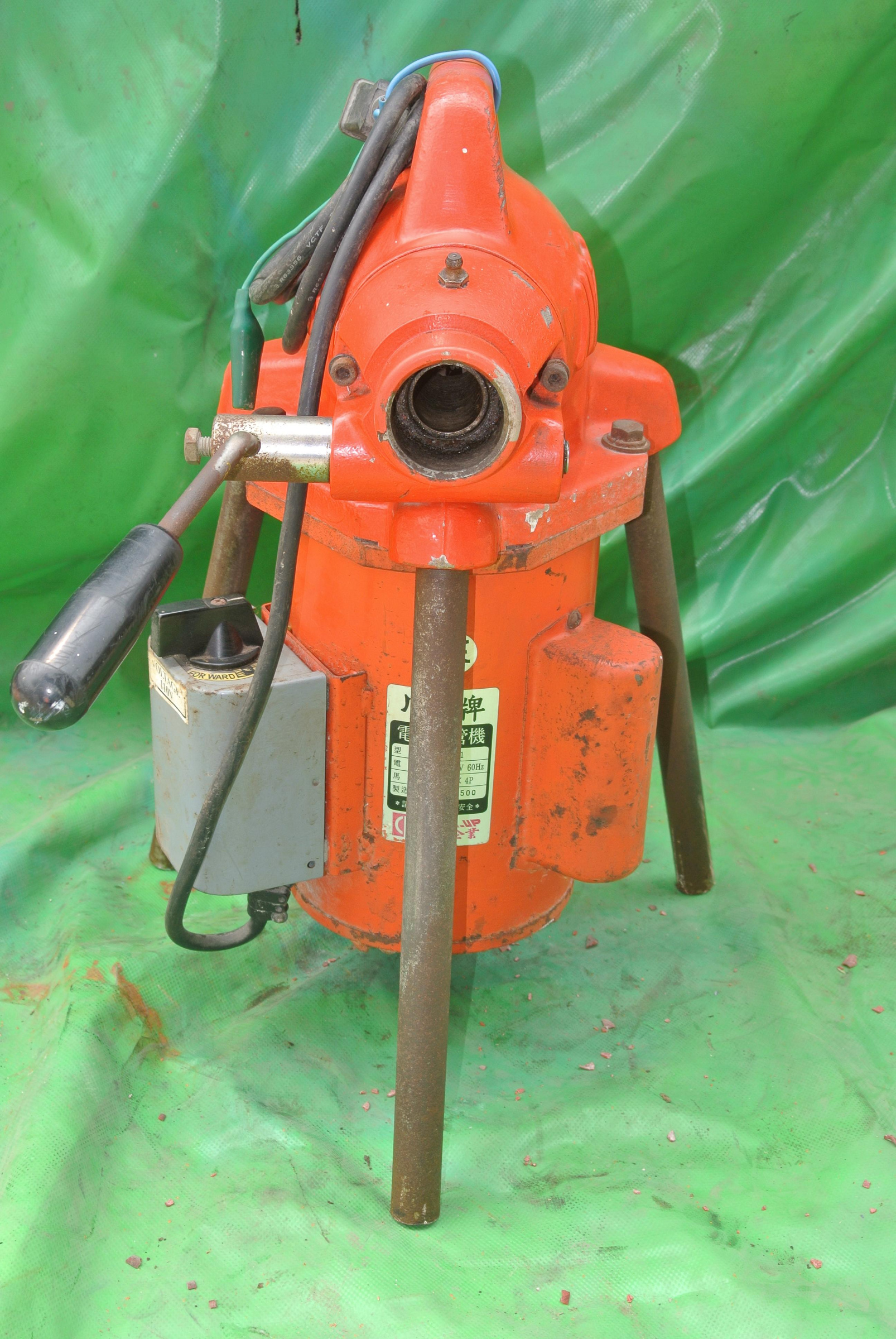 二手 川方牌 電動通管機 CCM-761 水管疏通機(含通管線)