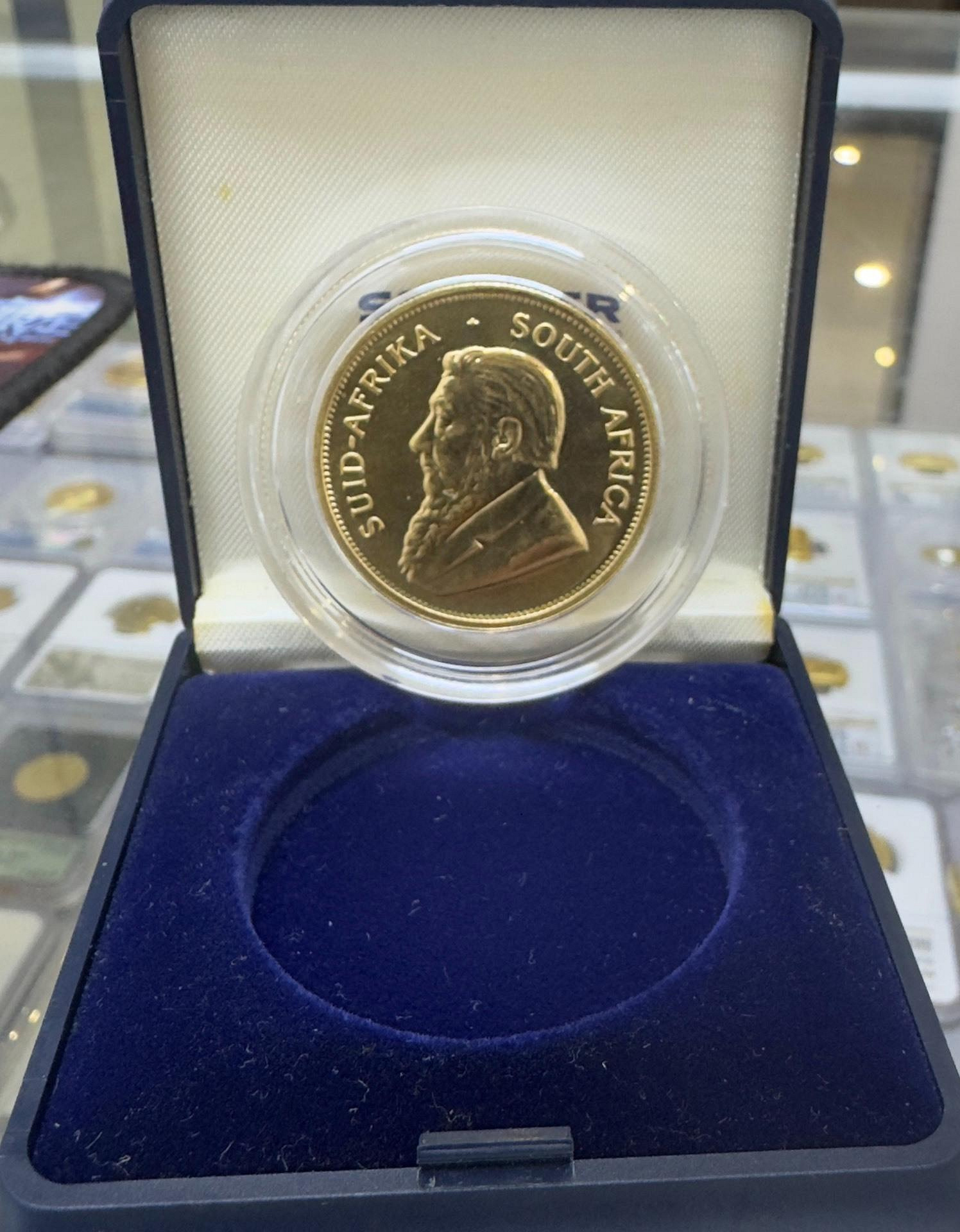 南非一盎司金幣，g魯格羚羊金幣，世界名幣，1981年，g重33.92g，917金純金1盎司| Yahoo拍賣