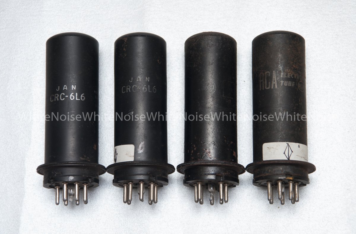 RCA 6L6GC RCA製 6L6G 真空管 4本ブラックプレート米国USA製希少出力真空管