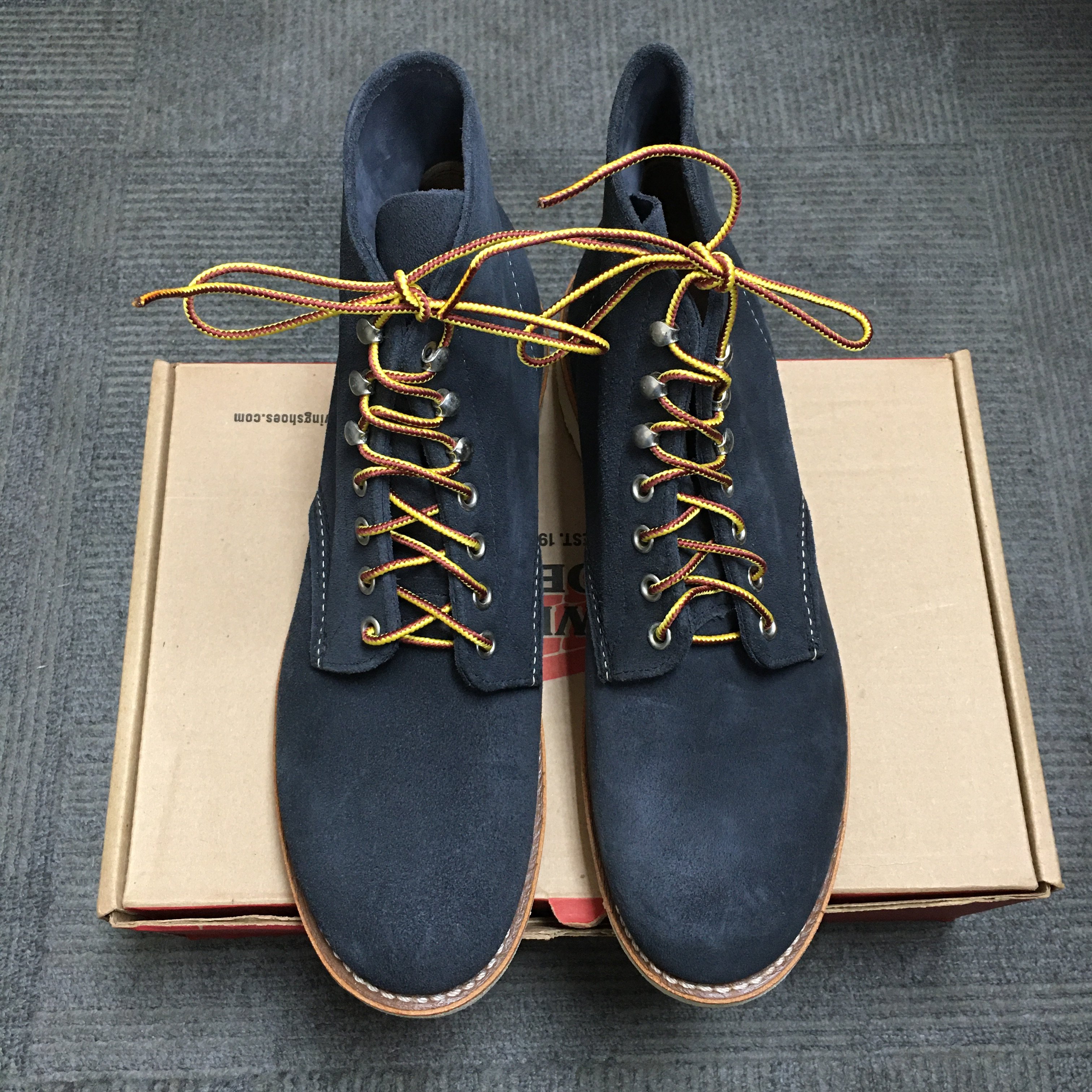 RED WING 8154 BEAMS別注 スエード ネイビー 8D RED WING 8154 BEAMS別注 スエード ネイビー 8D