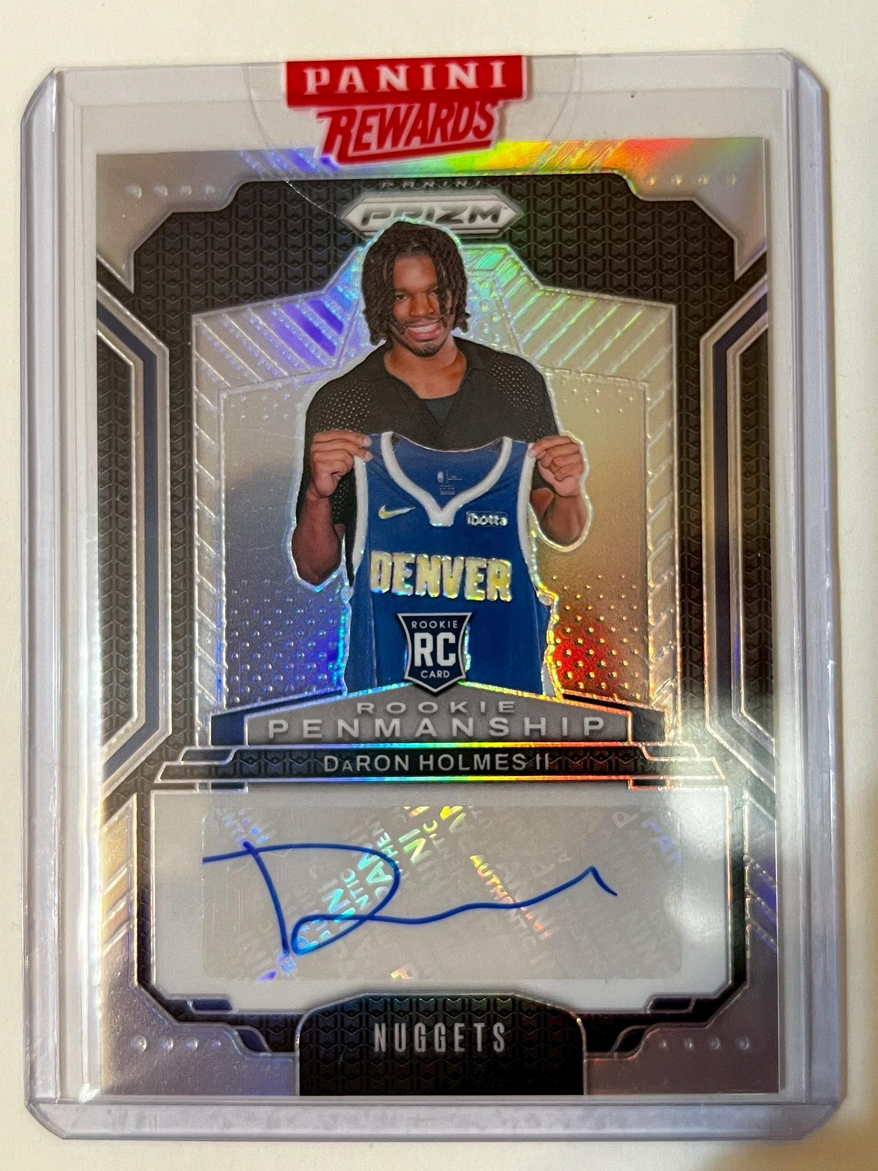Daron Holmes II Rookie Autograph Card