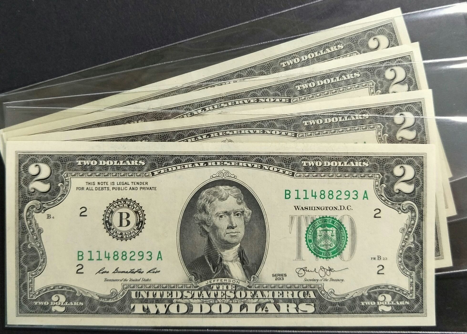 世界收藏】美金2元幸運鈔美鈔二元無折全新（鈔票號碼隨機出貨）美元（請先詢問是否是否尚有） | Yahoo拍賣