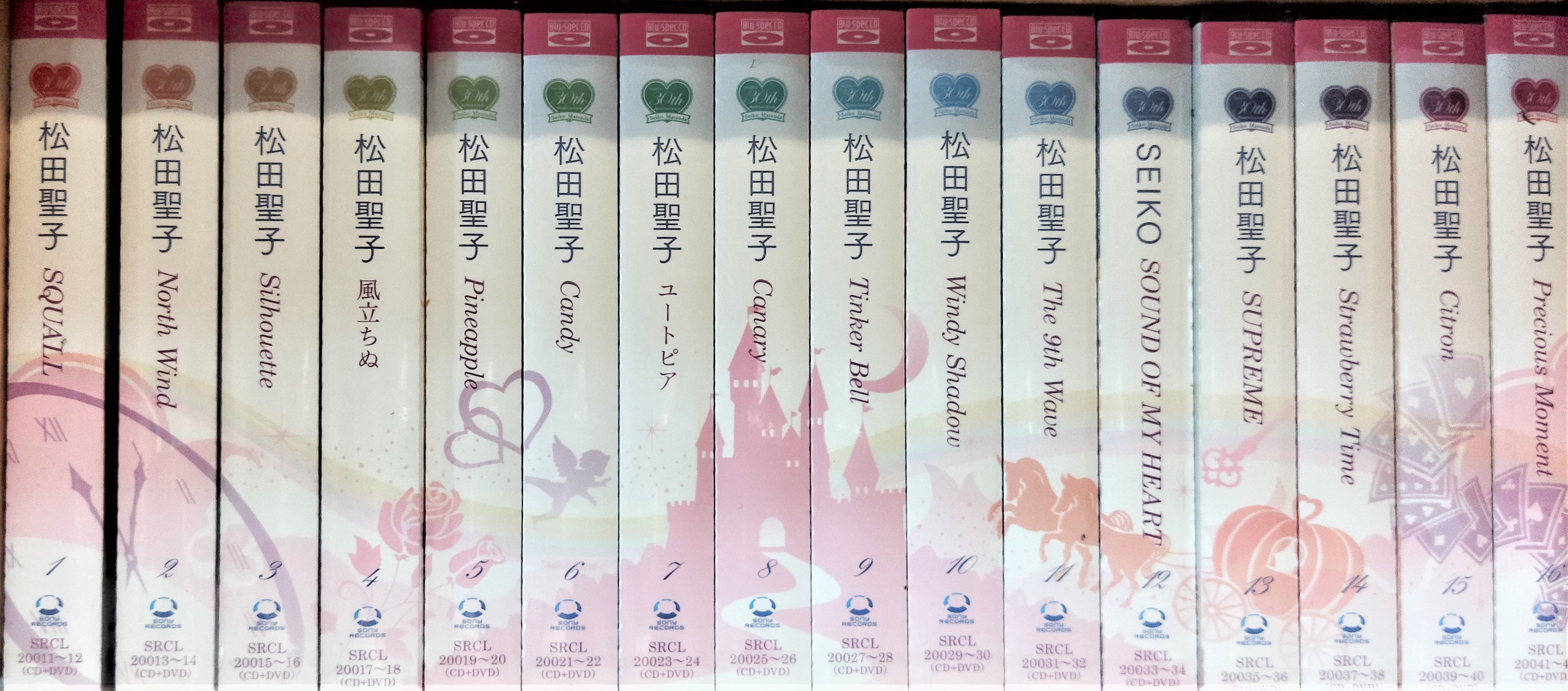 Blu-spec CD】松田聖子- Matsuda Seiko (CD+DVD) - 全16張專輯