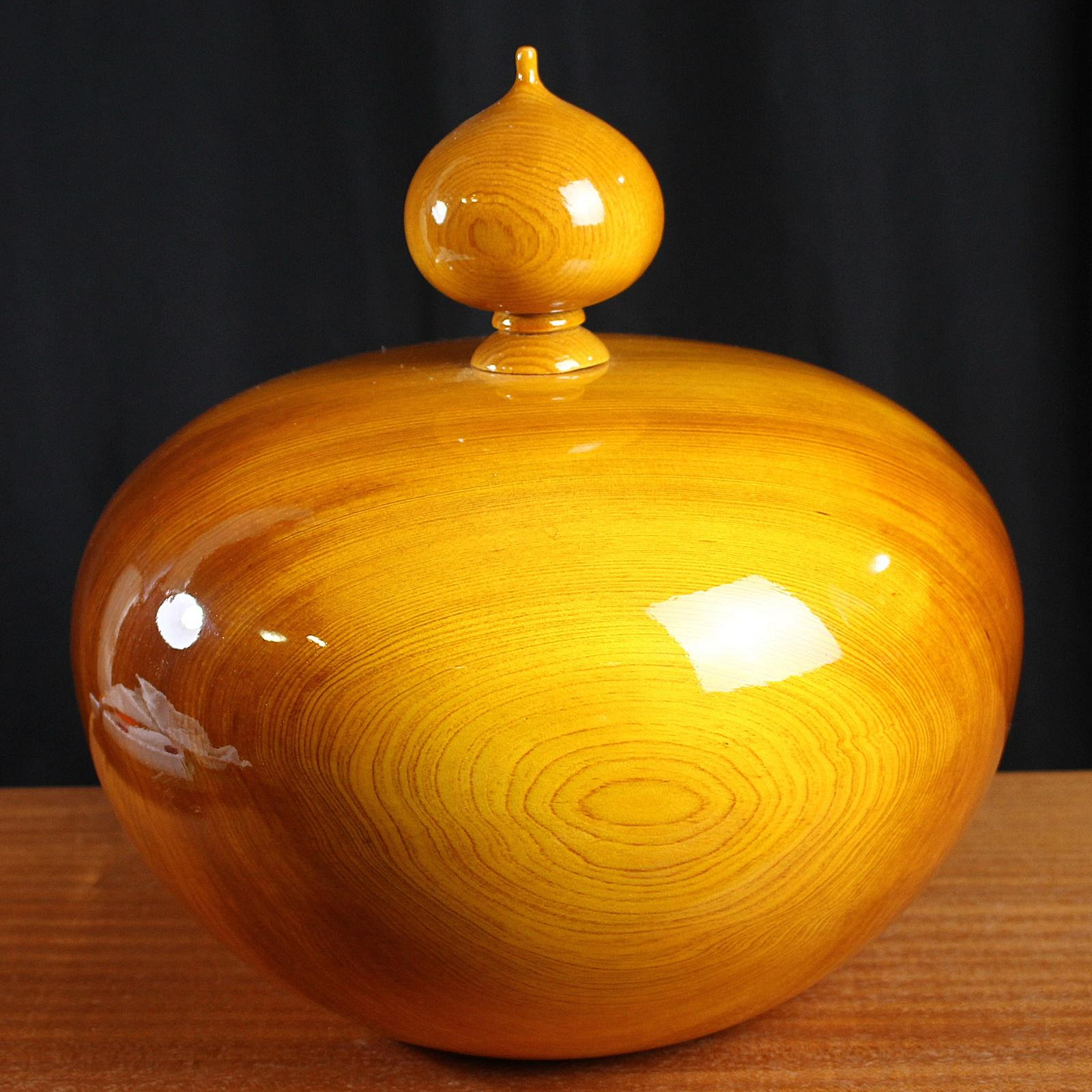 桑園の】高檔~大顆~9公斤檜木聚寶盆閃花大財眼風水物金黃閃亮亮原木