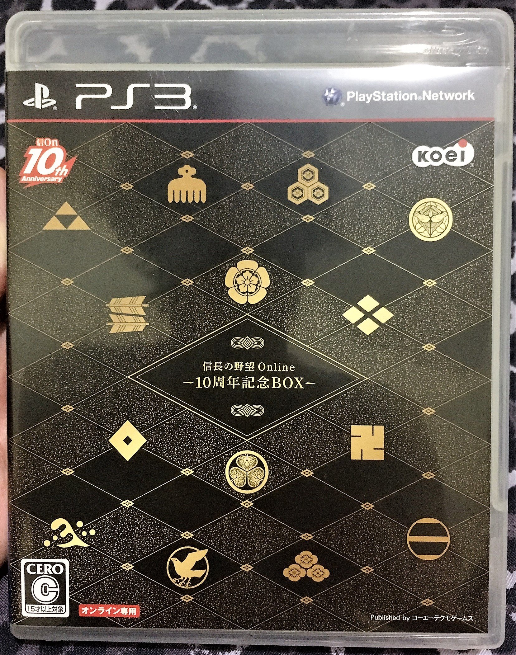 幸運小兔PS3 信長之野望Online 10周年紀念BOX 信長的野望日文版日版