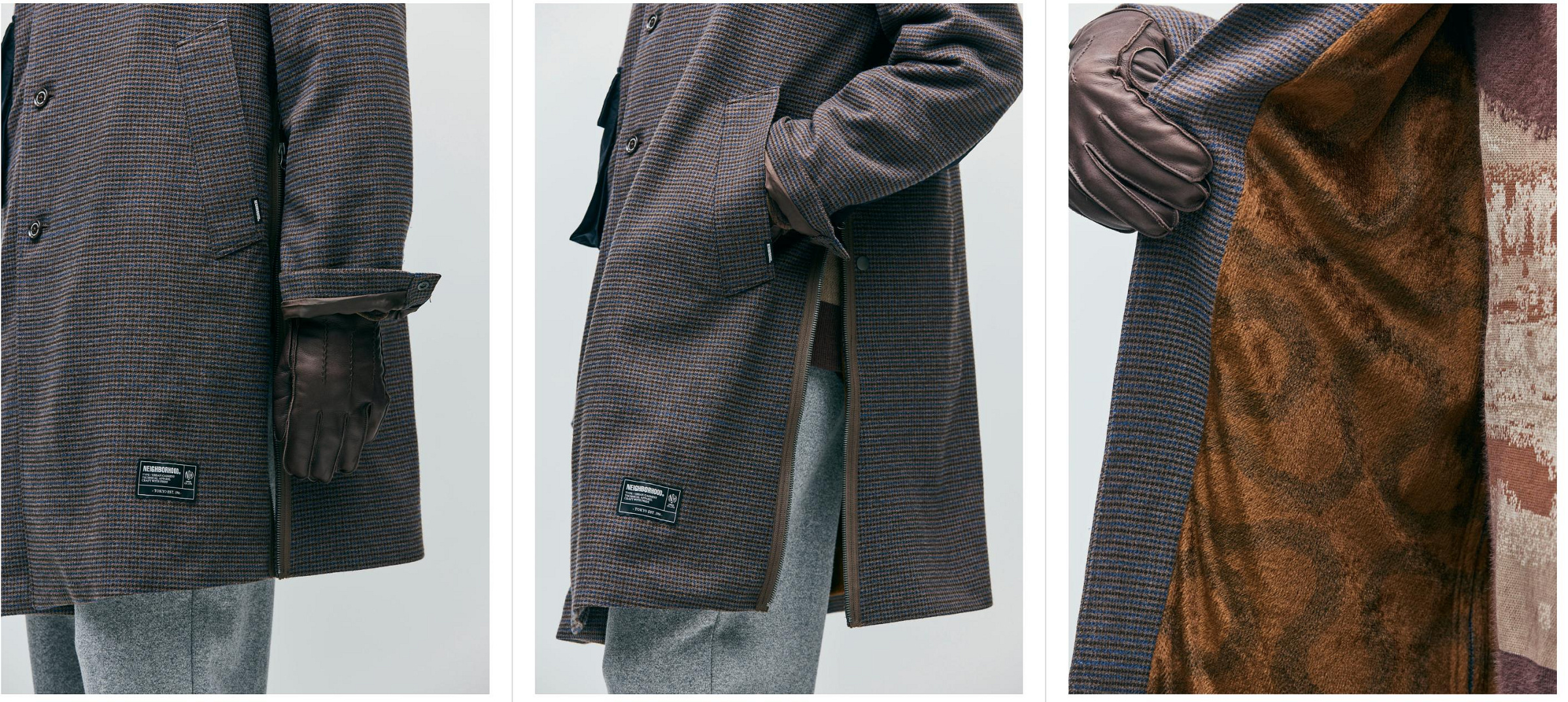 NEIGHBORHOOD GC CHECK BALCOLLAR COAT 大衣外套。太陽選物社252TGNH