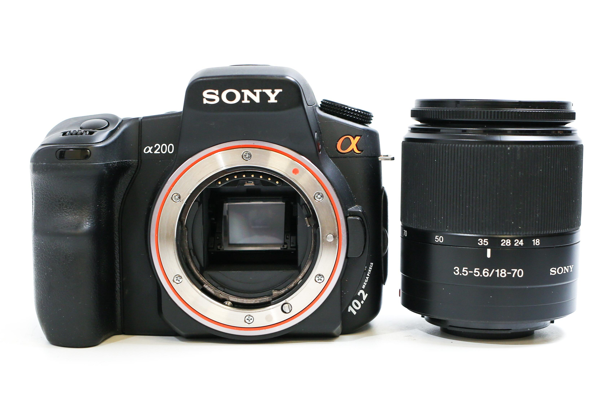 【台南橙市3C】Sony a200 + DT 18-70mm f3.5-5.6 單鏡組 二手相機#105481
