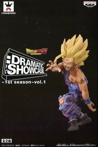 日本正版景品七龍珠Z DRAMATIC SHOWCASE 1st season vol.1 孫悟飯公仔
