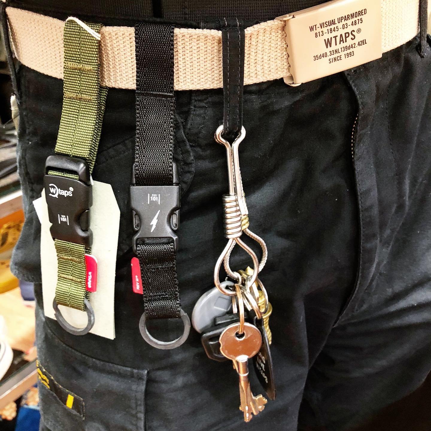 希望商店】WTAPS KEY HOLDER 08SS 經典初代鑰匙扣吊飾| Yahoo拍賣