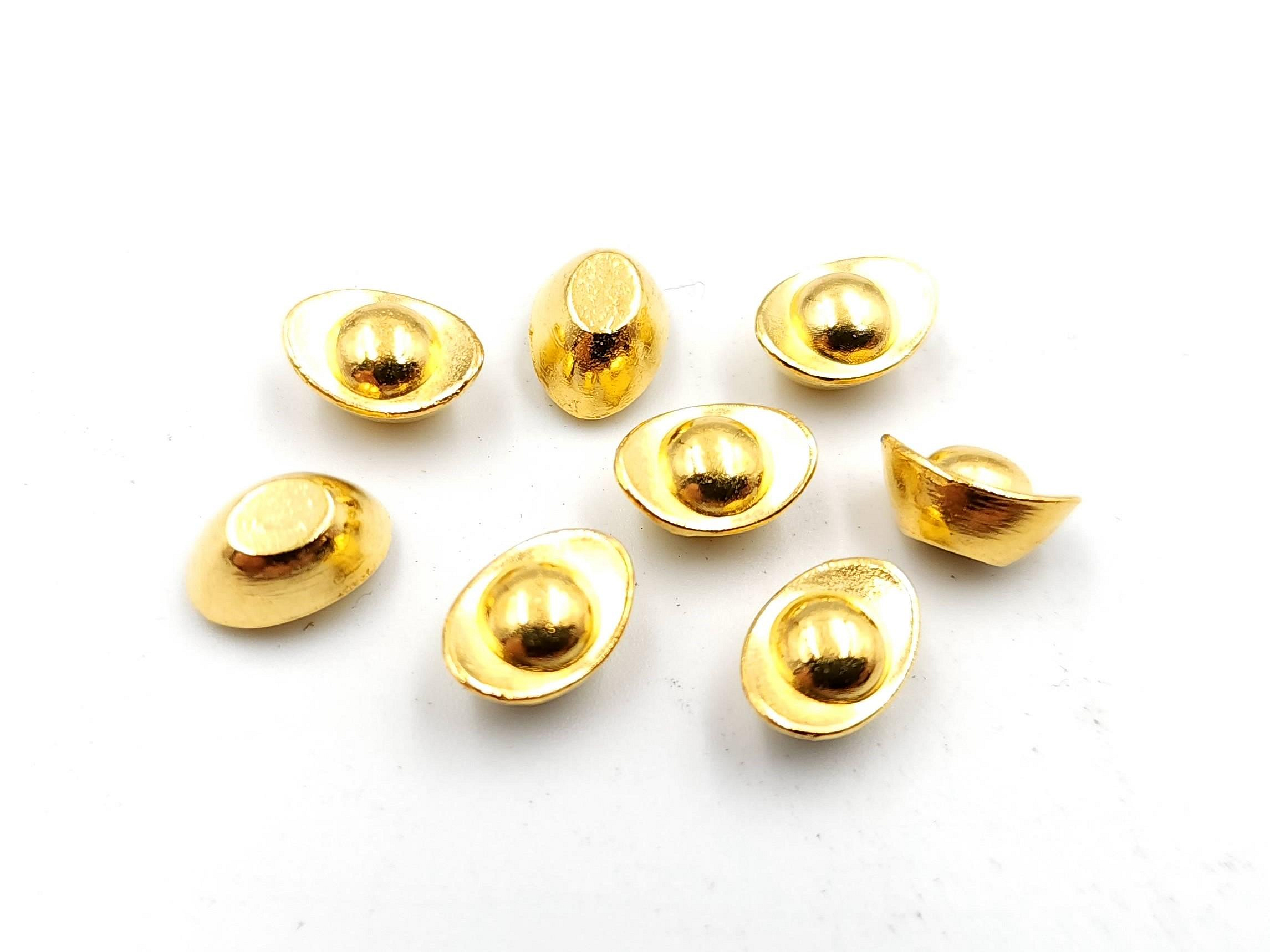 金元寶招財元寶(0.8cm/0.9cm) 招財進寶聚寶盆風水開運元寶宗教用品合金 金元寶招財元寶(0.8cm/0.9cm) 招財進寶聚寶盆風水開運元寶宗教用品合金