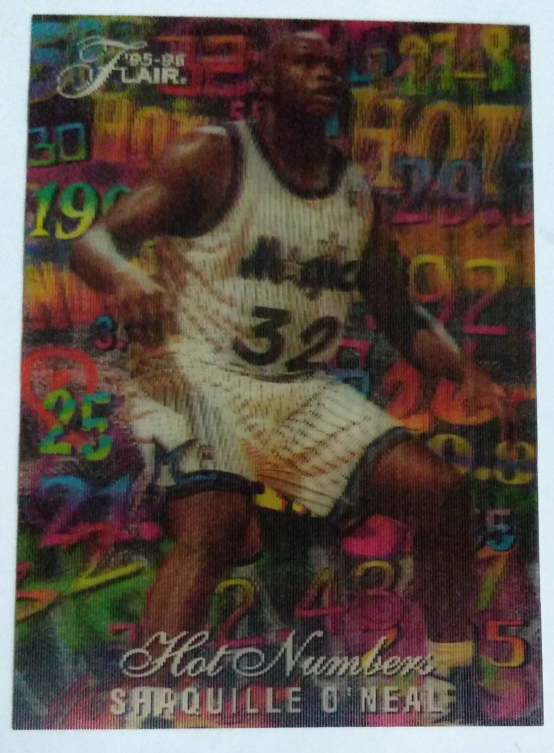 Flair 95-96 hotnumbers シャック 零零號小舖】95-96 Flair Hot Numbers 特卡Shaquille O'Neal