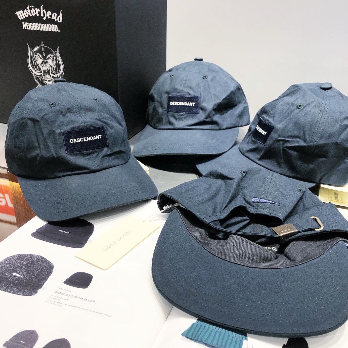 希望商店】DESCENDANT BOX MIAMI CAP 18SS 經典LOGO 老帽六片帽| Yahoo拍賣