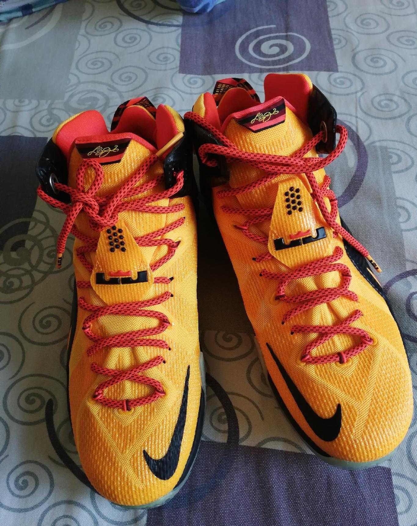 現貨-Nike LeBron 12 LBJ12 騎士隊配色707781-830 US13