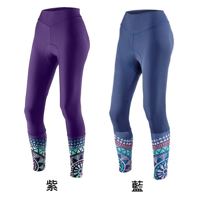 GIANT 捷安特 Liv IZZY 女款專業長車褲 圖騰褲腳設計