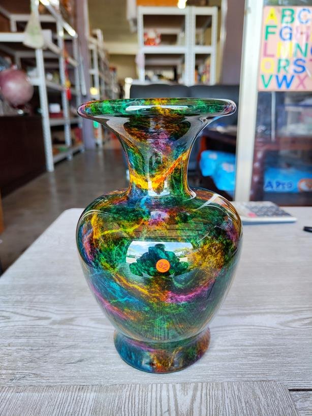 台湾　七彩玉花瓶　【新品】 佳賀藝品XFEV 花蓮七彩玉花瓶紅32 | Yahoo拍賣