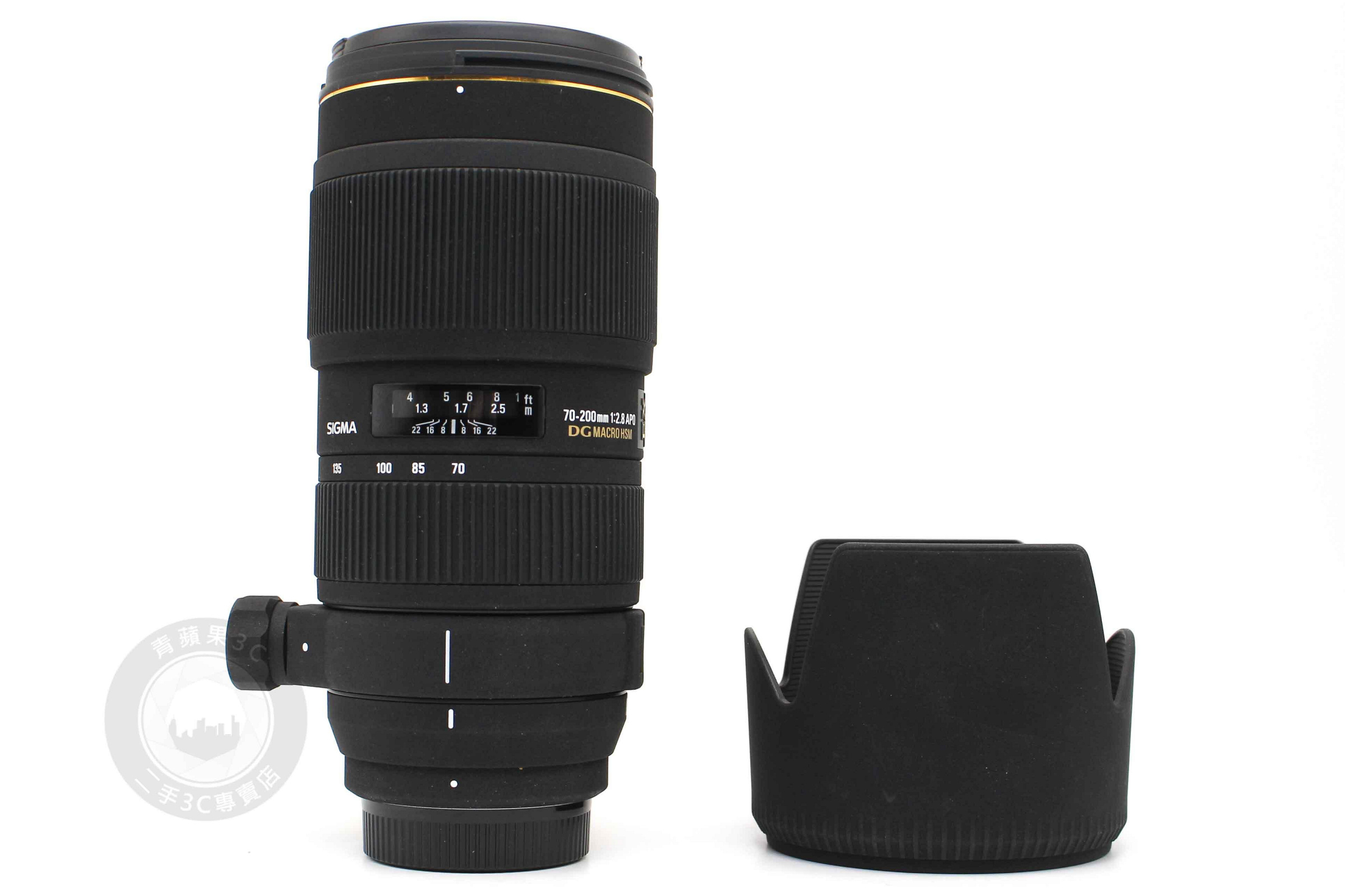 【高雄青蘋果3C】SIGMA 70-200mm F2.8 APO EX DG OS HSM FOR NIKON 望遠鏡頭#98721