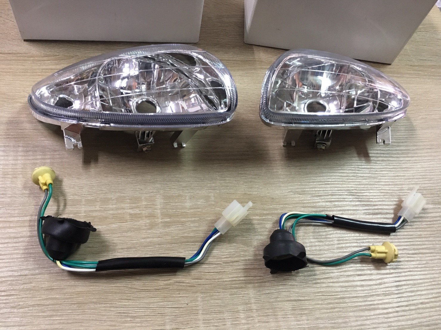 【JUST醬家】風雲125 150 大燈前燈組大燈組(附線) 透明色| Yahoo拍賣