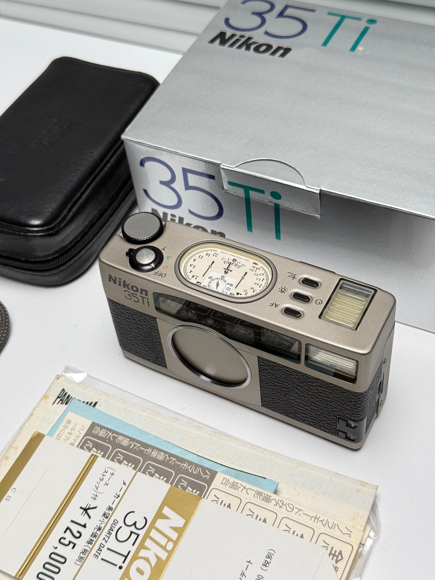 尼康35Ti箱說全Nikon 35Ti高顏值復古膠片相機，尼康炫技之作外觀新凈 