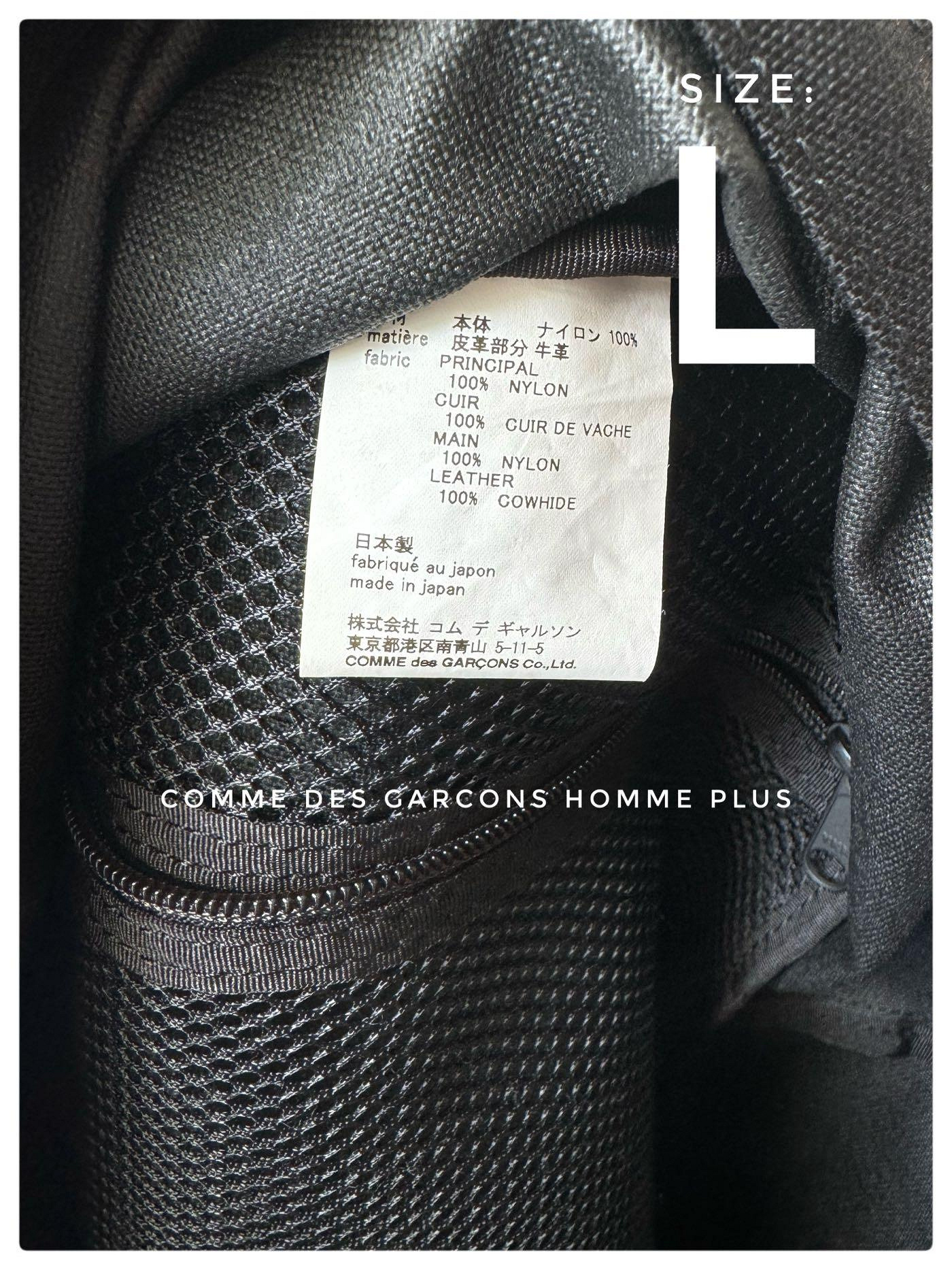 COMME des GARÇONS PZ-K 206 Comme Des Garcons Homme Plus Daypack/Bucks/Nylon/Black/Pz