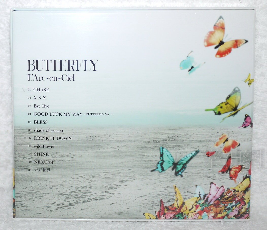 彩虹樂團L Arc~en~Ciel- BUTTERFLY (日版初回2 CD+DVD限定盤) 整新品