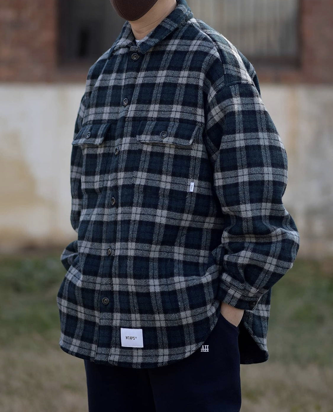 WTAPS 21AW WCPO 02 / JACKET 羊毛襯衫外套格紋灰色| Yahoo拍賣