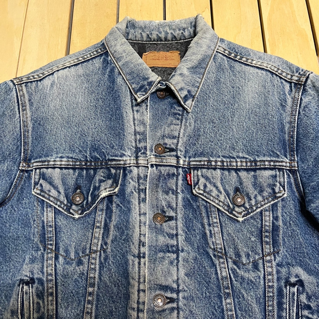 古著 Vintage 80's Levi's Levis 舖棉 牛仔外套 單寧刷毛夾克 70506-0316 美製