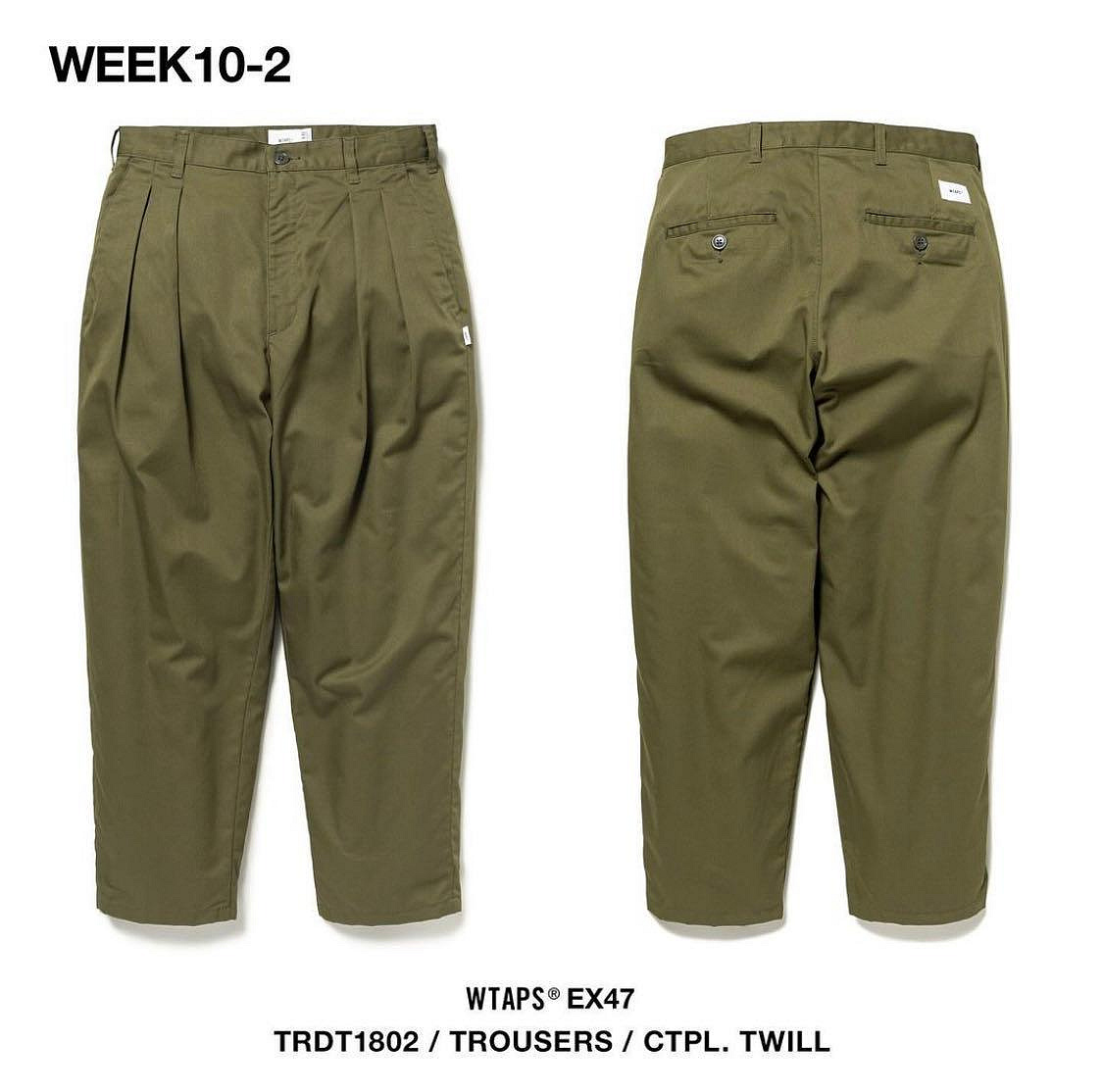 Wtaps 232TQDT-PTM06 TRDT1802 / TROUSERS / CTPL. TWILL 長褲