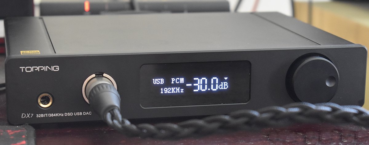 TOPPING DAC dx7s 美品 TOPPING DX7s 2xES9038Q2M DAC / Preamplifier / Headphone