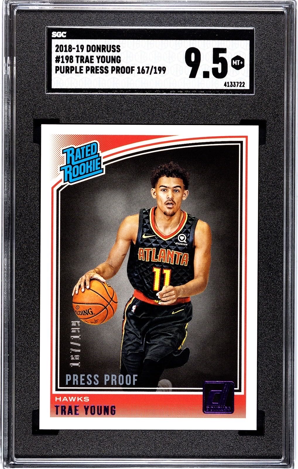 Trae Young Contenders Optic RC 鑑定済み Trae Young 2018 Optic #198 Shock Price Guide - Sports Card Investor