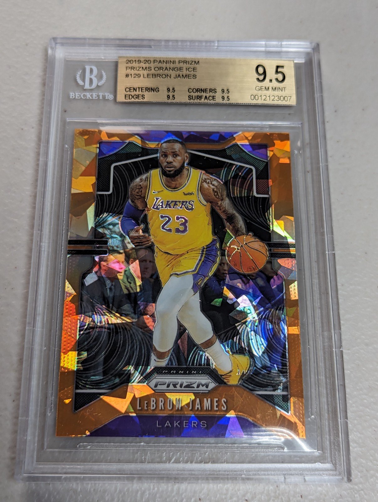 2019-20 Panini Prizm Orange Ice LEBRON 【公式通販】