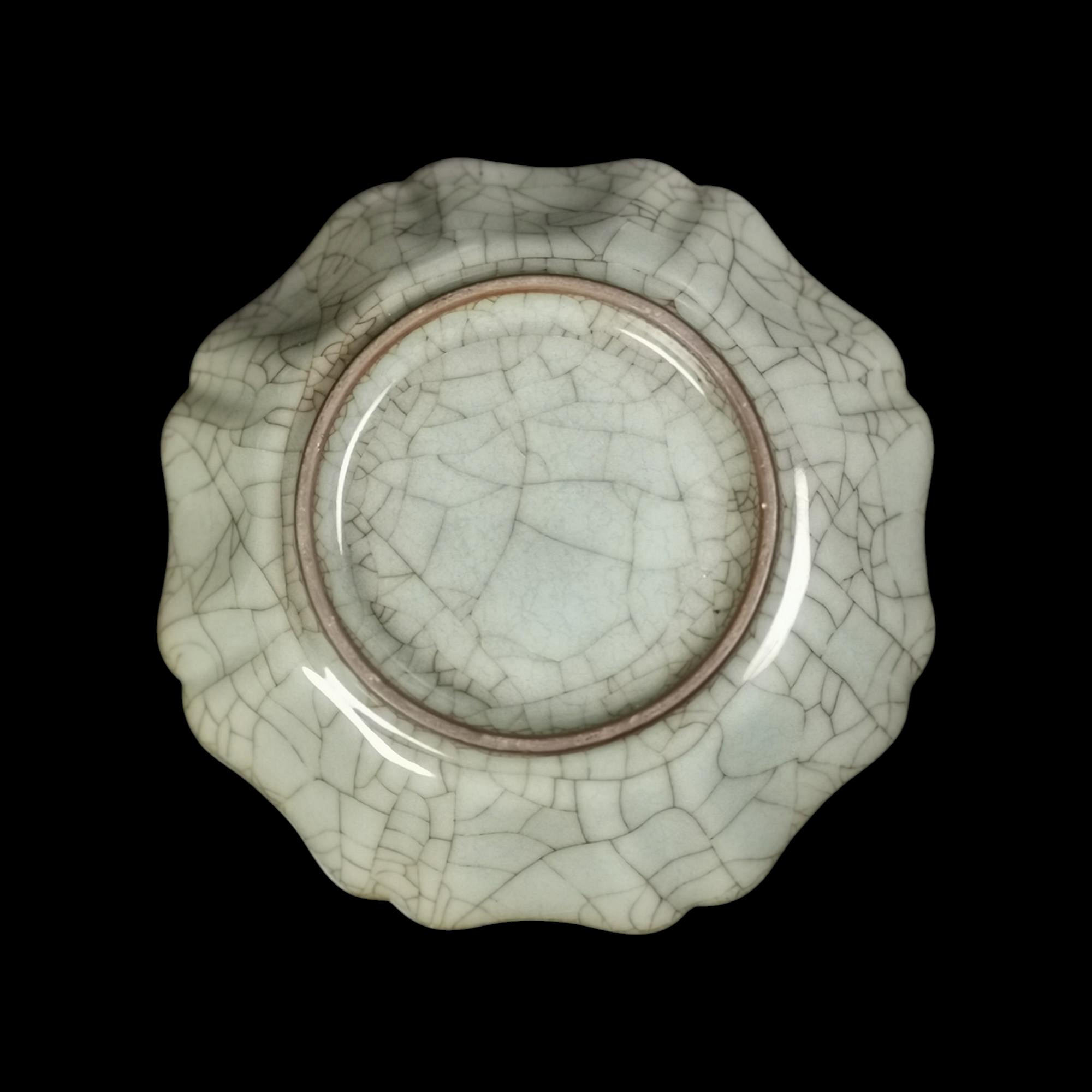 秘藏 宋 官窯 包口花口洗 中國瓷器 極細工 稀少珍品