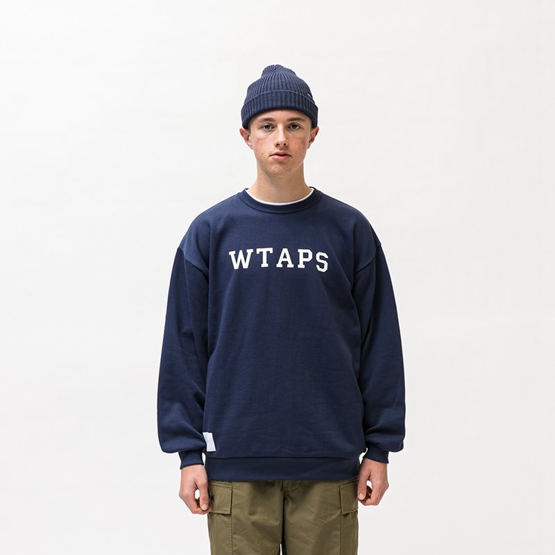 希望商店】WTAPS ACADEMY SWEATER COPO 22SS 經典LOGO 長袖衛衣