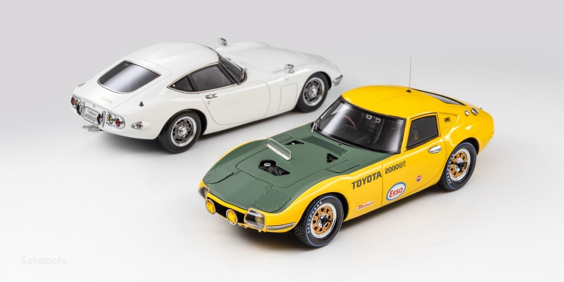 嚴選HPI Toyota 2000GT紀念車款二合一方形展示盒模型收藏2000gt 紀念